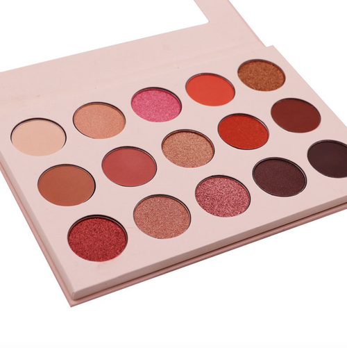 15-Color Private Label Glitter Eyeshadow Palette