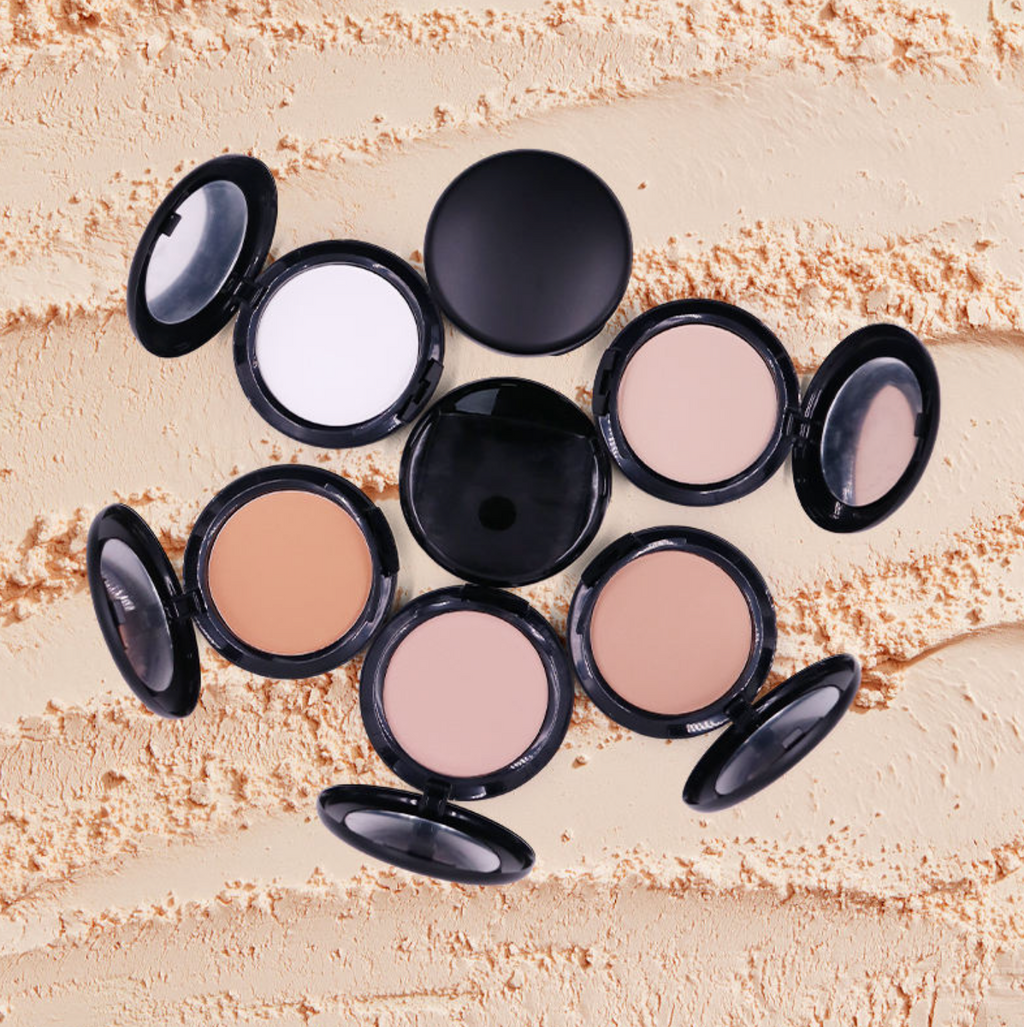 Oil-Control Compact Face Powder, 6 Shades, Private Label Makeup