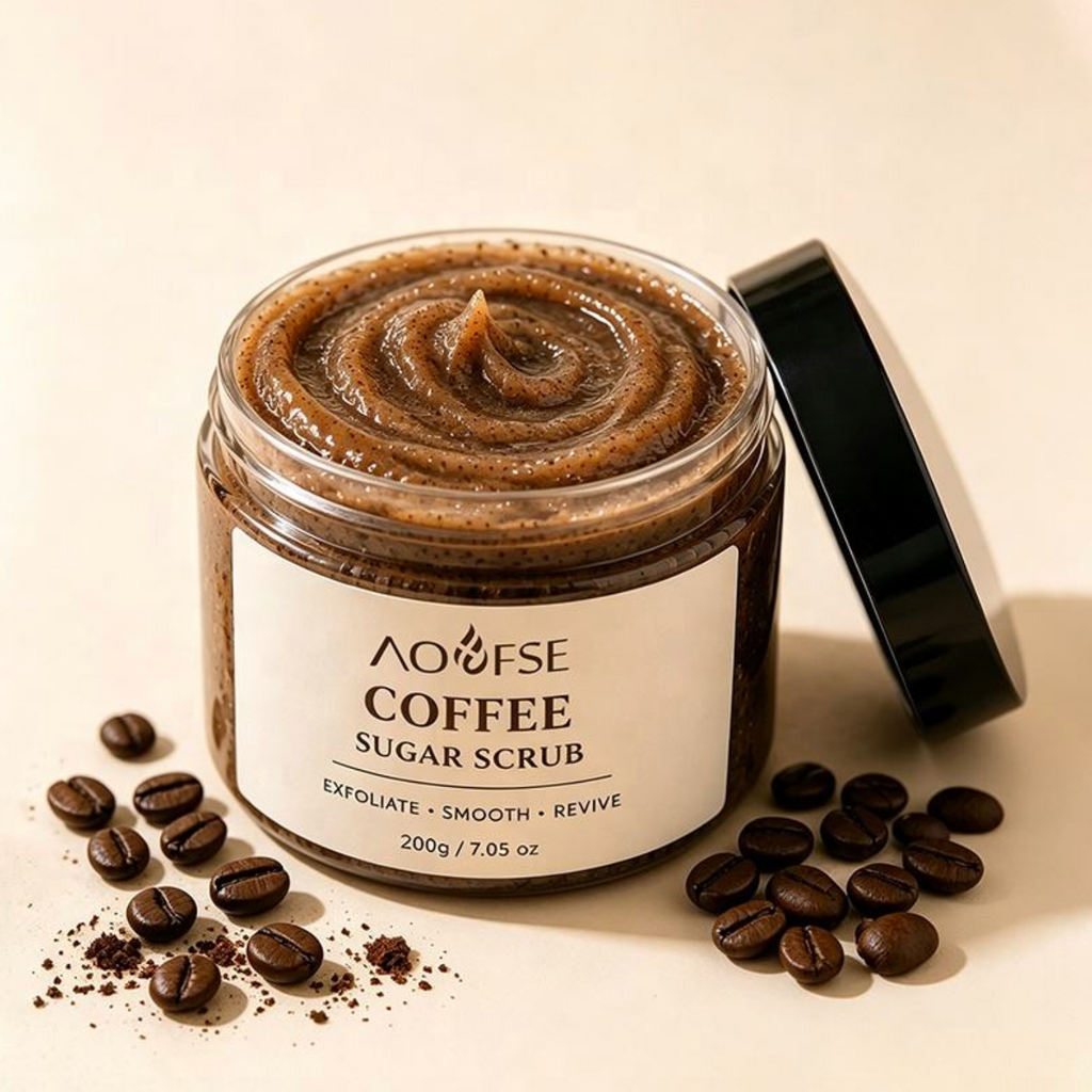 Natural Coffee Extract Exfoliating & Moisturizing Body Polish for Smooth Skin