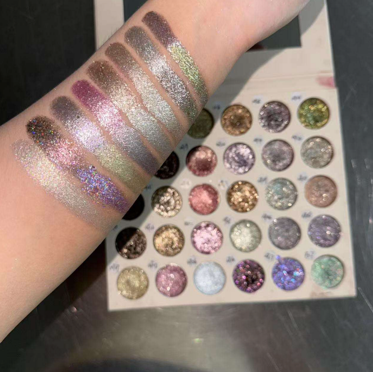 Sparkle Glossy Metallic Cream Diamond Shine Pigments