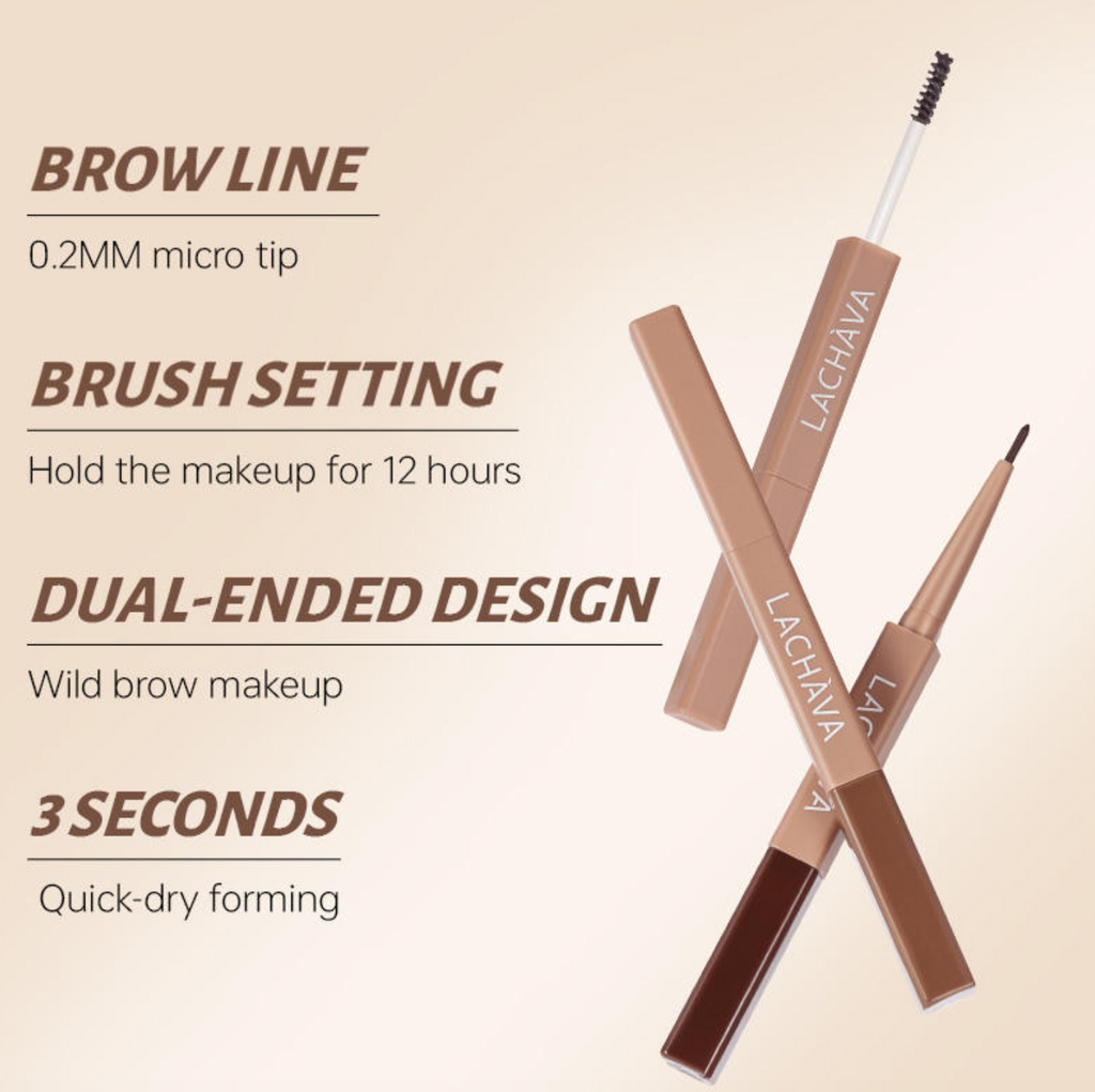 Ended Vegan Eyebrow Pencil & Waterproof Brow Gel